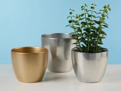Scheurich Übertopf 920 Ø 14 cm Metal< Töpfe