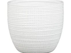 Scheurich Übertopf 866 Ø 22 cm Panna Weiß