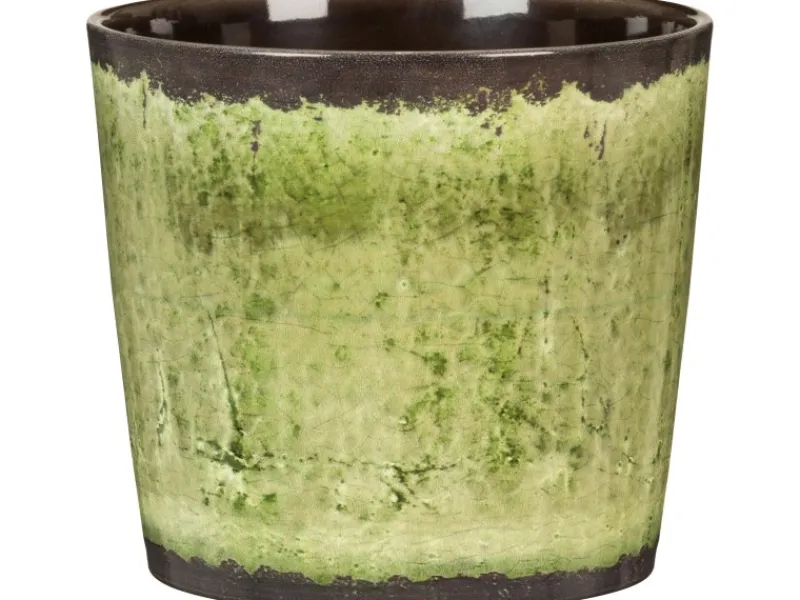 Scheurich Übertopf Blumentopf 870 Ø 15 cm x 14 cm Meadow Glaze< Töpfe