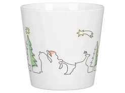 Scheurich Übertopf Santas Ride Ø 14 cm x 13,2 cm Weiß< Töpfe