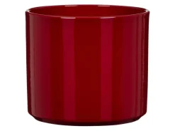 Scheurich Blumentopf Keramik Ø 13,6 cm x 12,3 cm Intense Red Volumen 2,257 l< Töpfe