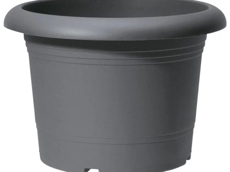 Best Scheurich Pflanzgefäß Oliver Ø 45 cm Metallic Grey