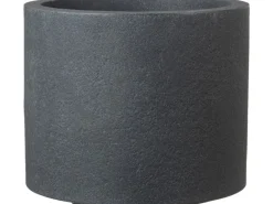 Online Scheurich Pflanzgefäß Riva Ø 40 cm x 31 cm Granit Schwarz