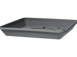 Clearance Scheurich Untersetzer Lara 48,2 cm x 48,2 cm Metallic Grey
