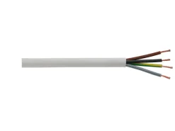 Discount Schlauchleitung H03VV-F 4 x 0,75 Weiß 5 m