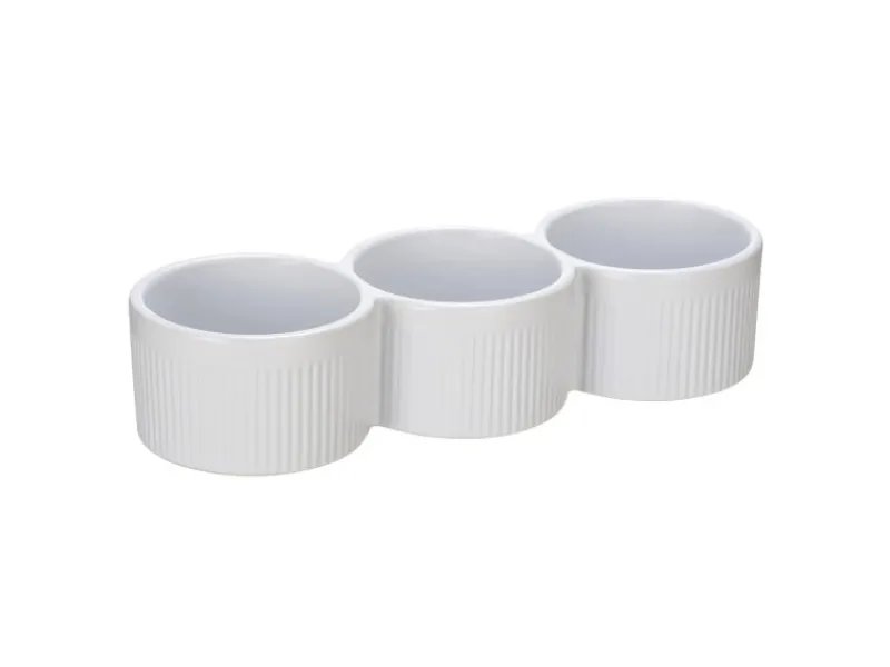 Outlet Schöner Wohnen Dipschale Refia 0,15 l Weiß 3 Fächer