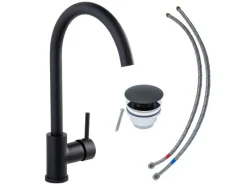 Sale Schöner Wohnen Kollektion Schöner Wohnen Hohe Waschtischarmatur Cantis Wassersparend Mattschwarz