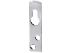 Hot Schrankaufhänger mit Schlüsselbohrung 55 mm x 11 mm Stahl verzinkt