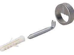 New Schrankaufhänger Zinkdruckguss vernickelt mit Haken 2 Stück