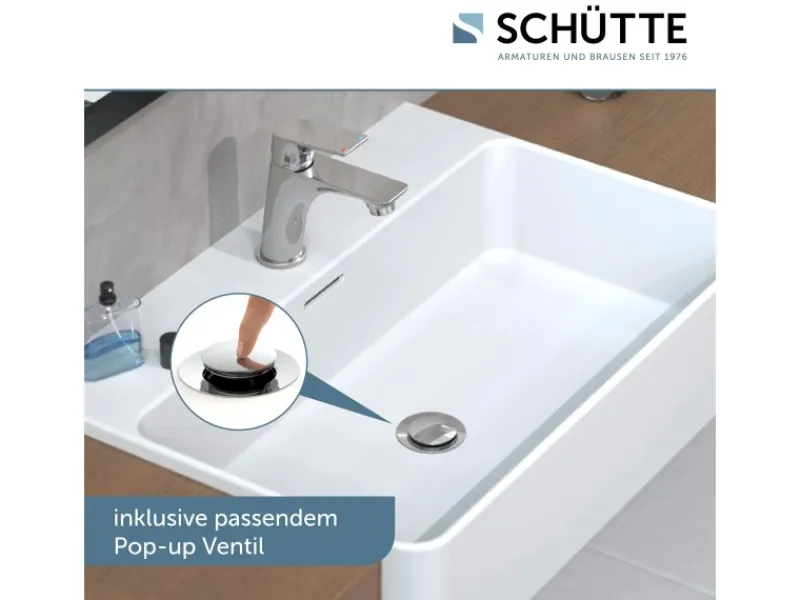 Schütte Einhebelmischer<Schütt Waschtischarmatur Boston Chrom