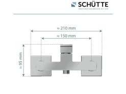 Schütte Duscharmatur Tokyo II Chrom< Einhebelmischer