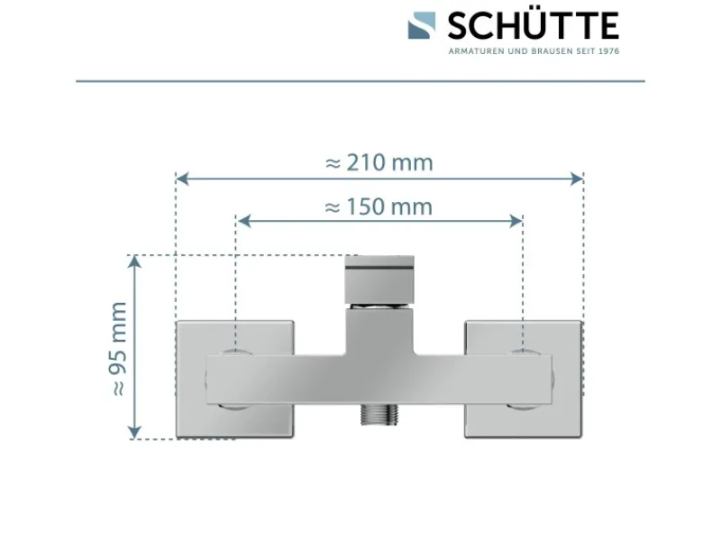 Schütte Duscharmatur Tokyo II Chrom< Einhebelmischer