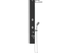 Outlet Schütte Glas-Duschpaneel Anthrazit