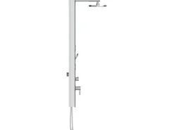 Outlet Schütte Glas-Duschpaneel Anthrazit