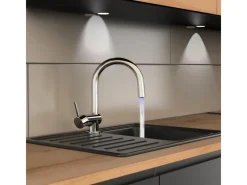 Discount Schütte LED-Spültischarmatur Stella Chrom