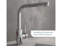 Schütte Ersatzteile Küchenarmatur|Einhebelmischer<Sensor-Spültischarmatur Vital mit Herausziehbarem Auslauf