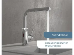 Schütte Ersatzteile Küchenarmatur|Einhebelmischer<Sensor-Spültischarmatur Vital mit Herausziehbarem Auslauf