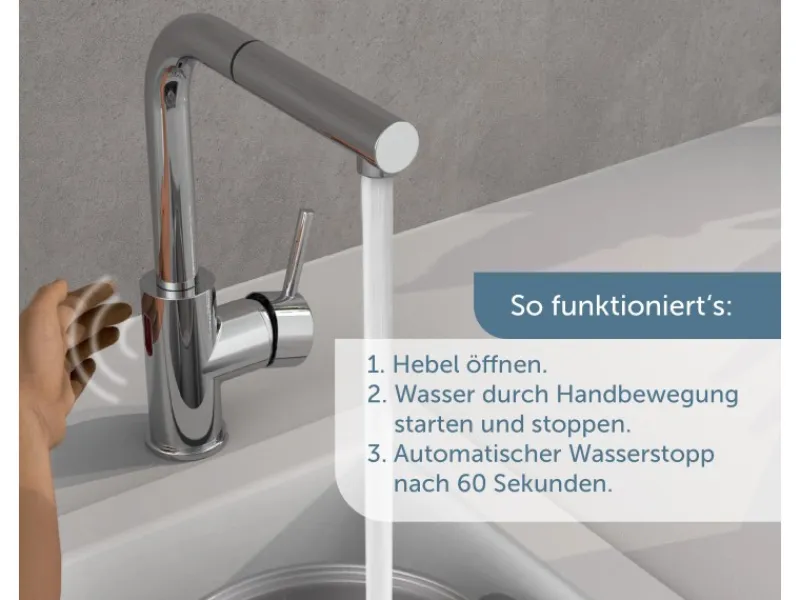 Schütte Ersatzteile Küchenarmatur|Einhebelmischer<Sensor-Spültischarmatur Vital mit Herausziehbarem Auslauf