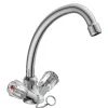Schütte Zweigriffarmatur<Spültischarmatur Brilliant Chrom