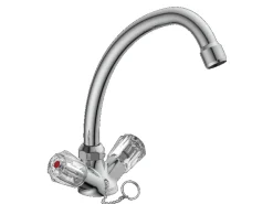Schütte Zweigriffarmatur<Spültischarmatur Brilliant Chrom