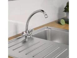 Schütte Zweigriffarmatur<Spültischarmatur Brilliant Chrom