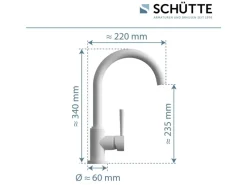 Schütte Einhebelmischer<Spültischarmatur Cornwall