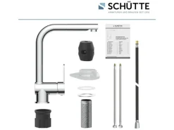 Schütte Spültischarmatur mit Herausziehbarem Auslauf London Chrom< Einhebelmischer