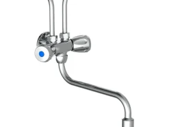 Schütte Zweigriffarmatur<Spültischarmatur Niederdruck für 5 L Boiler Übertischspeicher Chrom