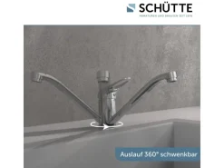 Schütte Einhebelmischer<Spültischarmatur Porto Chrom