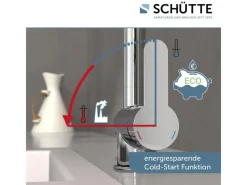 Schütte Einhebelmischer<Spültischarmatur Rio Chrom