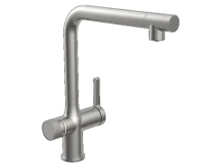 Schütte Sprudelwasser-Spültischarmatur-Set Aquastar Premium Edelstahloptik< Einhebelmischer