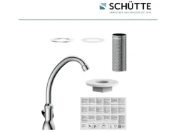 Schütte Stand-Schwenkventil Carneo Chrom< Einhebelmischer