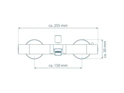 Online Schütte Thermostat Wannenfüllarmatur Vico Chrom