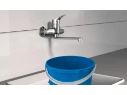Schütte Wand-Spültischarmatur Attica Chrom< Einhebelmischer