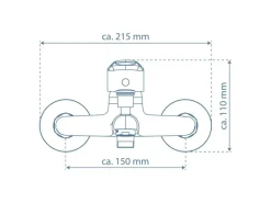 Clearance Schütte Wannenfüllarmatur Sirani Chrom