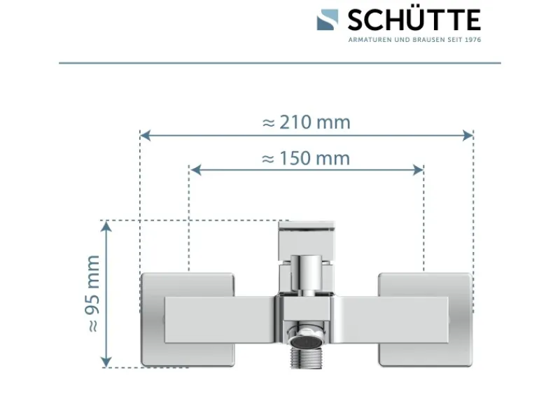 Best Schütte Wannenfüllarmatur Tokyo II Chrom
