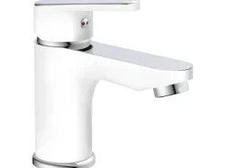 Best Schütte Waschbeckenarmatur Alaska Chrom-Weiß