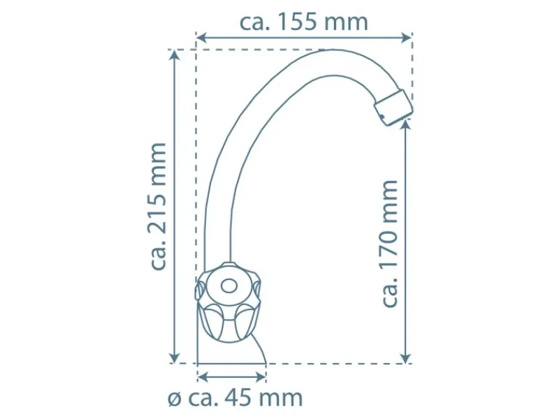 Schütte Zweigriffarmatur<Waschtischarmatur Niederdruck Brillant Chrom