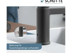 New Schütte  Waschtischarmatur Elephant Graphit Matt