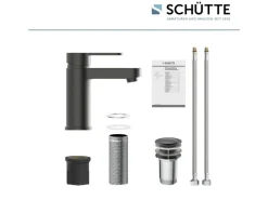 New Schütte  Waschtischarmatur Elephant Graphit Matt
