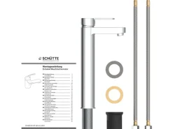 Schütte Waschtischarmatur Elephant für Aufsatzwaschbecken Chrom< Einhebelmischer