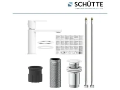 Online Schütte Waschtischarmatur Manhattan Weiß Matt