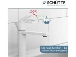 Online Schütte Waschtischarmatur Manhattan Weiß Matt