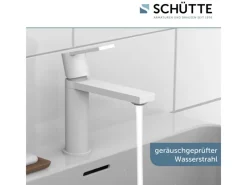 Online Schütte Waschtischarmatur Manhattan Weiß Matt