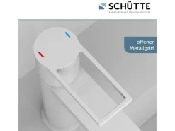 Online Schütte Waschtischarmatur Manhattan Weiß Matt