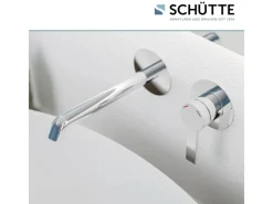 Schütte Waschtischarmatur Los Angeles für Wandmontage< Einhebelmischer