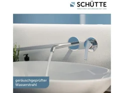 Schütte Waschtischarmatur Los Angeles für Wandmontage< Einhebelmischer