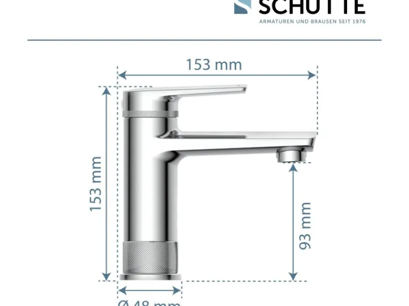 Schütte Einhebelmischer<Waschtischarmatur Liverpool Chrom