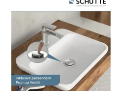 Schütte Einhebelmischer<Waschtischarmatur Liverpool Chrom