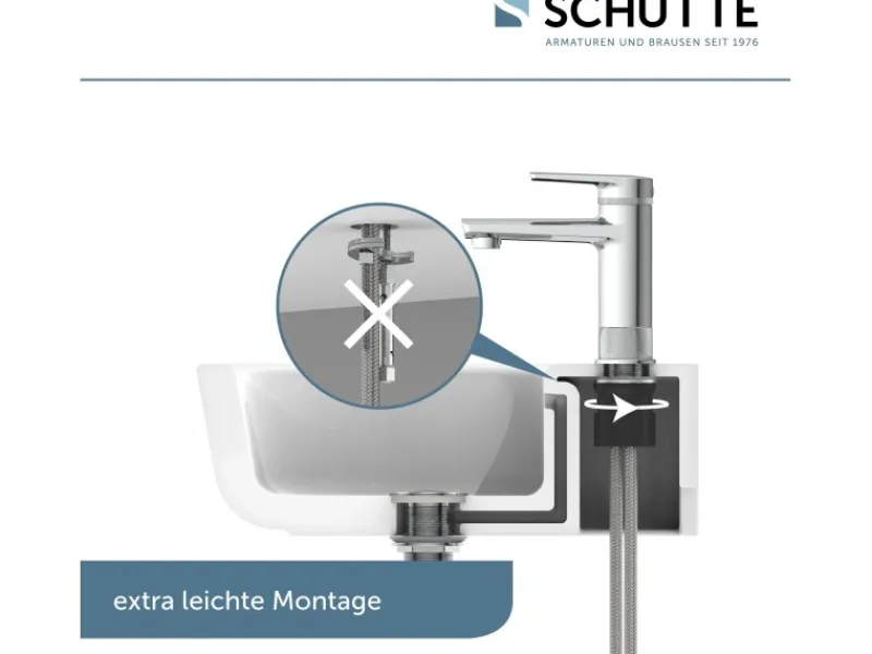 Schütte Einhebelmischer<Waschtischarmatur Liverpool Chrom